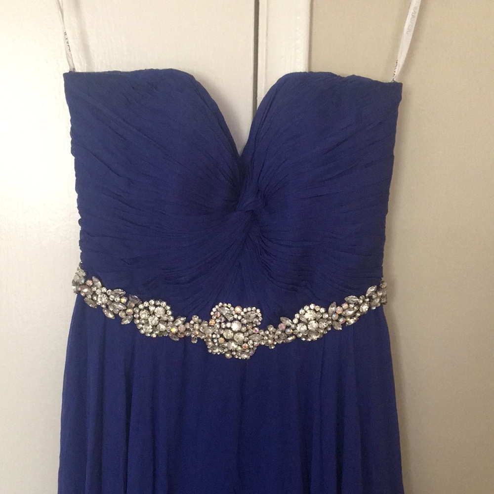 Stunning royal blue prom dress